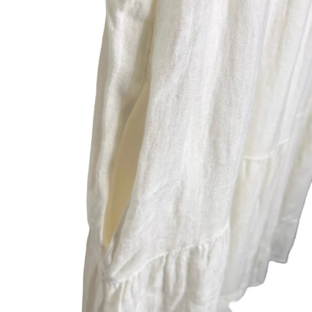 New Women’s Brave + True 100% Linen Clementine Dress Size S